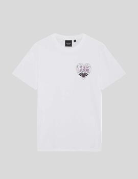 Camiseta Lyle & Scott Laundry Graphic Blanca Hombre