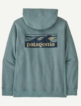 Sudadera Patagonia Boardshort Logo Uprisal Azul Hombre