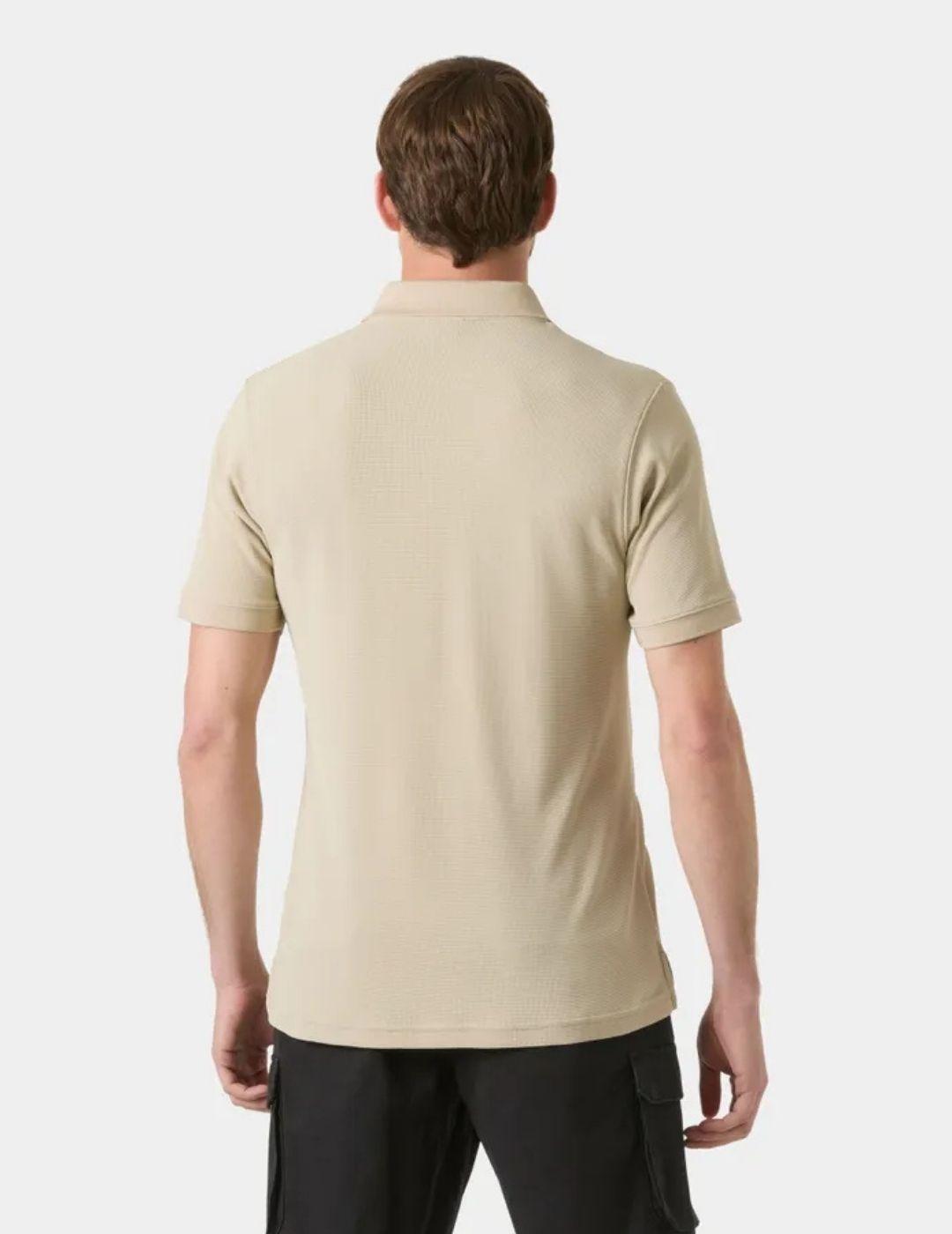 Polo HH Driftline Beige Hombre