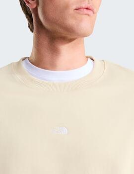 Sudadera The North Face Essential Light Relaxed Beige unisex
