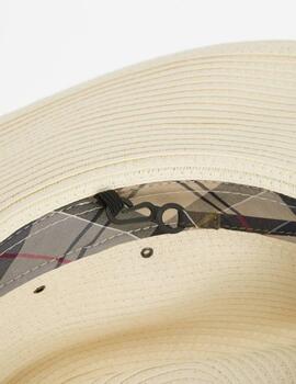 Sombrero Barbour Kirkstone Fedora Natural Unisex