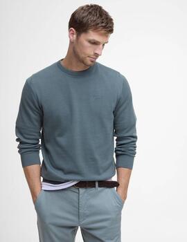 Jersey Barbour Pima Cotton Verde Hombre
