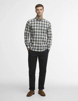 Camisa Barbour Harwood Gingham Verde Hombre