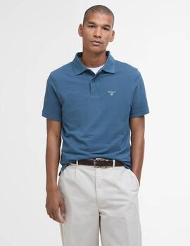 Polo Barbour Lightweight Sport Azul Hombre