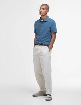 Polo Barbour Lightweight Sport Azul Hombre