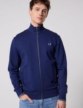 Sudadera Fred Perry Zip Through Marino Hombre
