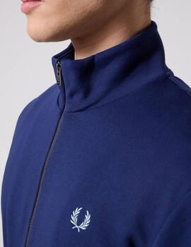 Sudadera Fred Perry Zip Through Marino Hombre