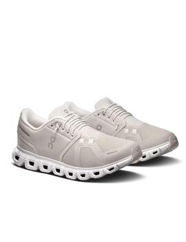 Zapatilla Cloud 6 w beige blanca Mujer