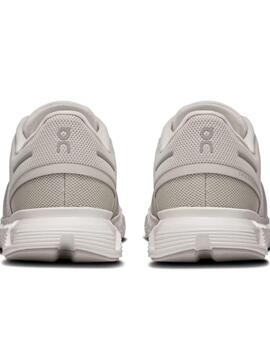 Zapatilla Cloud 6 w beige blanca Mujer