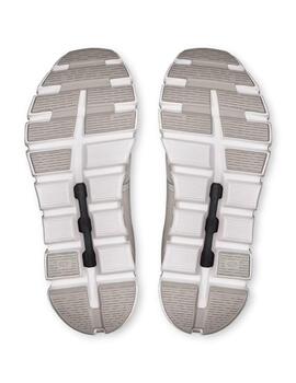 Zapatilla Cloud 6 w beige blanca Mujer