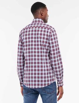 Camisa Barbour M/L Foxlow Tailo Granate