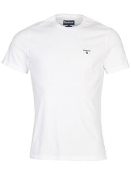 Camiseta Barbour M/Sports Tee Blanca