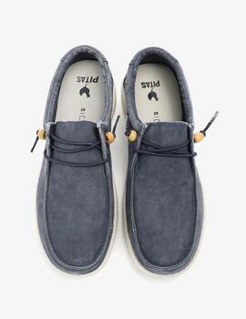 Zapatilla Pitas WP150 Wallabi Marino Hombre