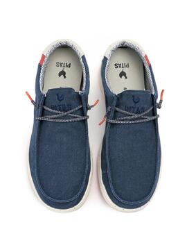 Zapatilla Pitas Nias Marino Hombre