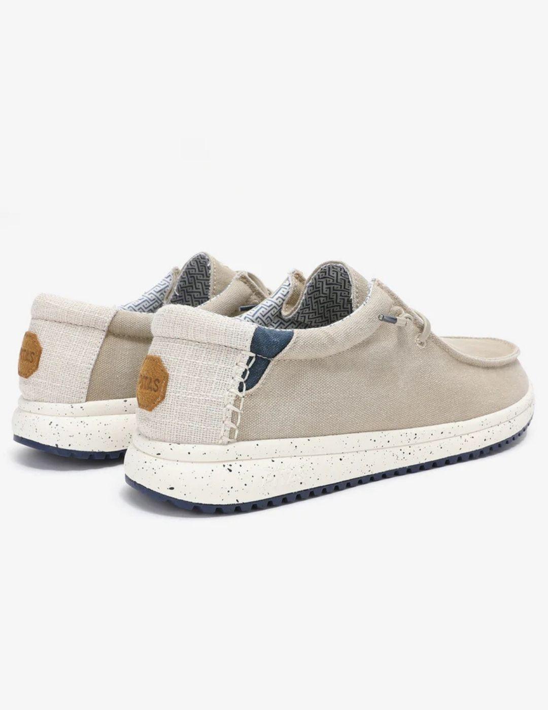 Zapatilla Pitas Nias Beige Hombre