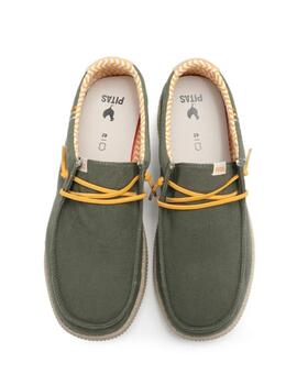 Zapatilla Pitas Ledro Kaki Hombre