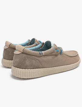 Zapatilla Pitas Ledro Beige  Hombre