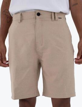 Bermuda Phantom Heather Walkshort 20 Camel Hombre