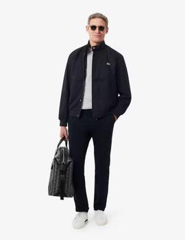 Chaqueta Lacoste Harrington de sarga hidrófuga Hombre