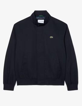 Chaqueta Lacoste Harrington de sarga hidrófuga Hombre