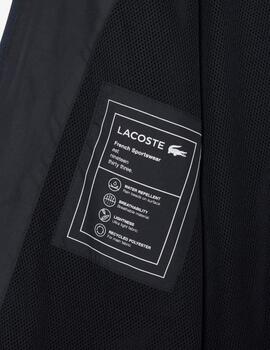 Chaqueta Lacoste hidrófuga Marino Hombre