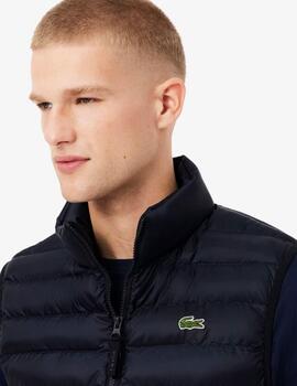 Chaleco Lacoste acolchado hidrófugo Marino Hombre