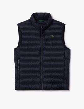 Chaleco Lacoste acolchado hidrófugo Marino Hombre