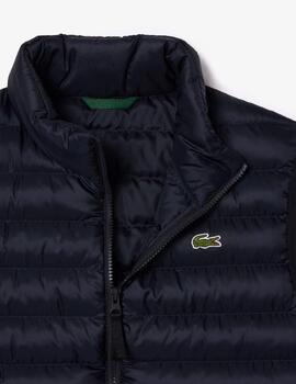 Chaleco Lacoste acolchado hidrófugo Marino Hombre