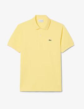Polo Lacoste Cuello Canale m/c Amarillo Hombre