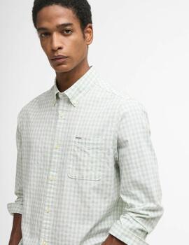 Camisa Barbour Kanehill Verde Hombre
