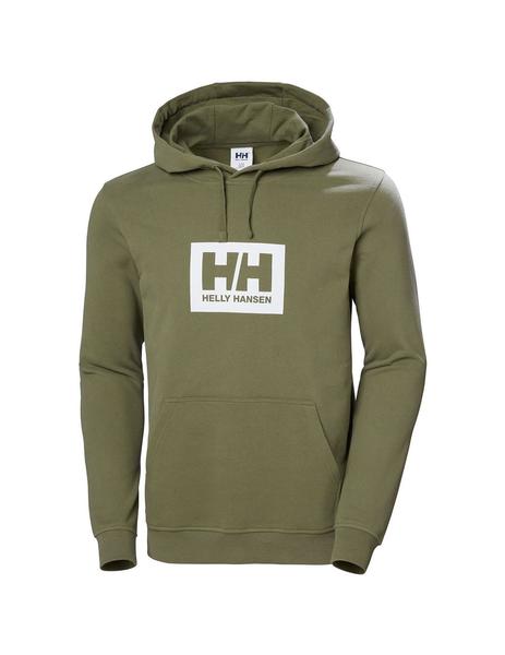 Sudadera Hombre HH Logo Hoodie Verde Oliva