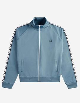 Sudadera Fred Perry Taped Track Azul
