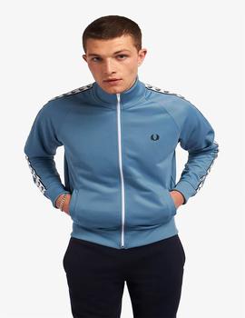 Sudadera Fred Perry Taped Track Azul