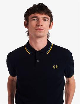 Polo Fred Perry Twin Tipped Marino