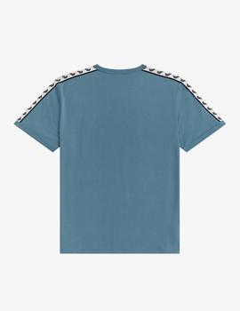 Camiseta Fred Perry Taped Azul
