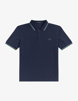 Polo Fred Perry Twin Tipped Marino