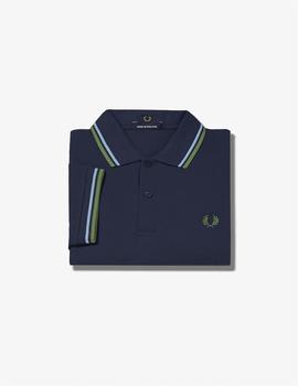 Polo Fred Perry Twin Tipped Marino