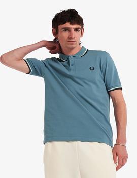 Polo Fred Perry Twin Tipped Azul