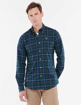 Camisa Barbour M/L Oxbridge Tar Verde