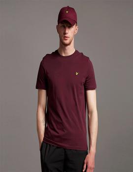 Camiseta Lyle&Scott Plain Granate