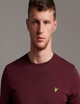 Camiseta Lyle&Scott Plain Granate