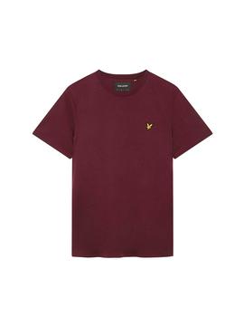 Camiseta Lyle&Scott Plain Granate