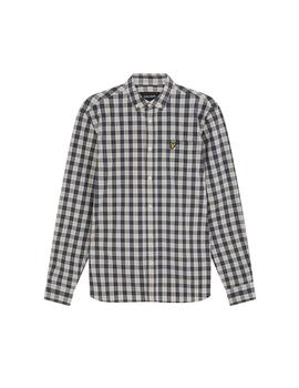 Camisa Lyle&Scott Cuadros Marino