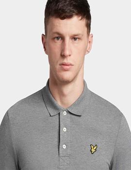 Polo Lyle&Scot Plain Gris