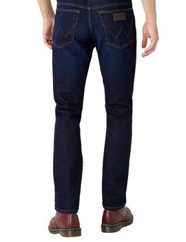 Pantalón Wrangler Texas Slim Lucky Star Marino