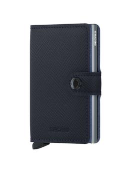 Tarjetero Secrid Miniwallet Saffiano Navy