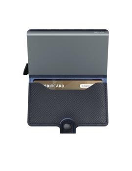 Tarjetero Secrid Miniwallet Saffiano Navy