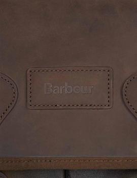 Bolsa Barbour Wax Leather Olive