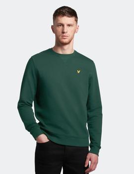 Sudadera Lyle & Scott Crew Neck Verde Botella