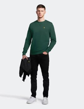 Sudadera Lyle & Scott Crew Neck Verde Botella